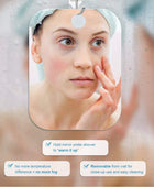 Deluxe Espejo de ducha grande sin niebla (12.0 x 8.0in), espejo de afeitado de - VIRTUAL MUEBLES