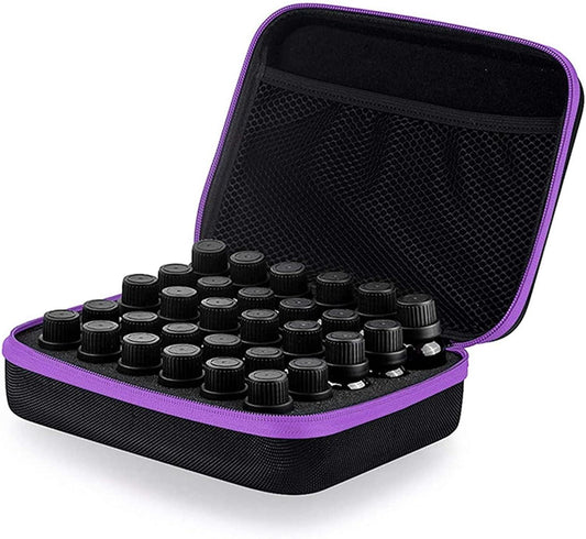 DHXYZZB Essential Oils Carrying Case Holds 30 Grids for 1-3ML Roller Bottles - VIRTUAL MUEBLES