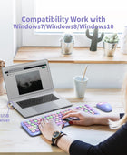 Combo de teclado y mouse inalámbricos, 2.4 GHz, juego de mouse de teclado