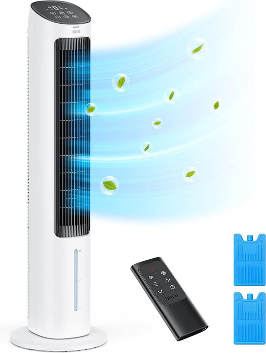 Enfriador de aire evaporativo, ventilador de refrigeración de 40 pulgadas 2023 - VIRTUAL MUEBLES