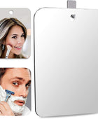 Deluxe Espejo de ducha grande sin niebla (12.0 x 8.0in), espejo de afeitado de - VIRTUAL MUEBLES