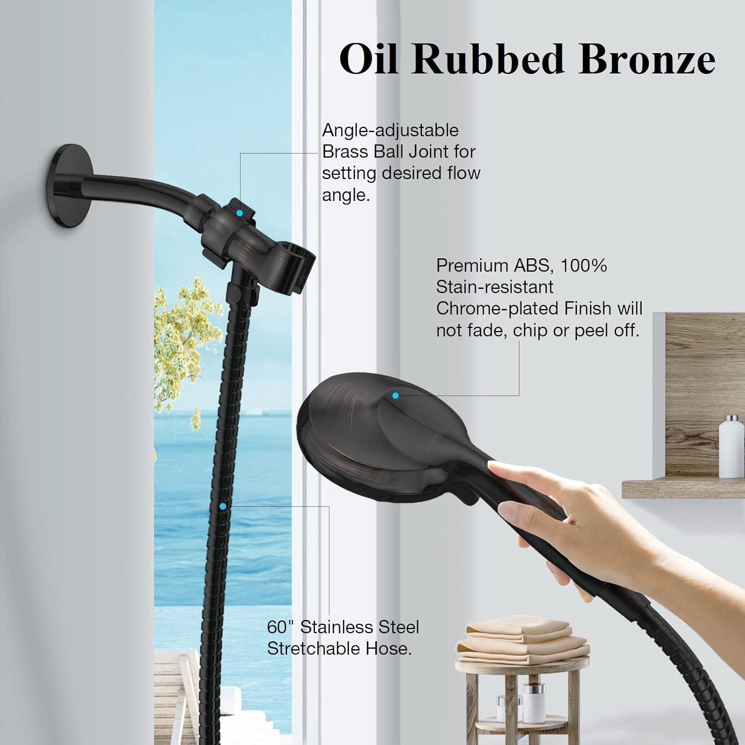 ORB Cabezal de ducha de alta presión con mano Cabezal de ducha multifuncional - VIRTUAL MUEBLES