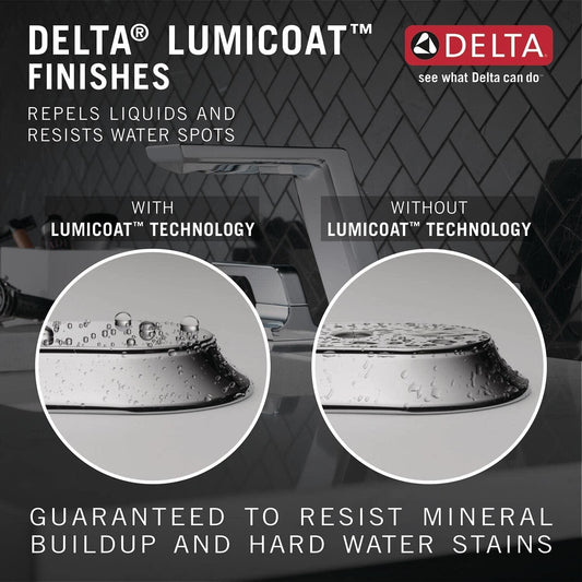 Delta T50210-PR Pulverizador giratorio para el cuerpo, Lumicoat cromado - VIRTUAL MUEBLES