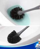 MR.SIGA Combo de émbolo y cepillo para inodoro para limpieza de baño, gris, 2