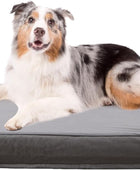 GOHOO PET Cama ortopédica de espuma viscoelástica para perro, cama refrescante