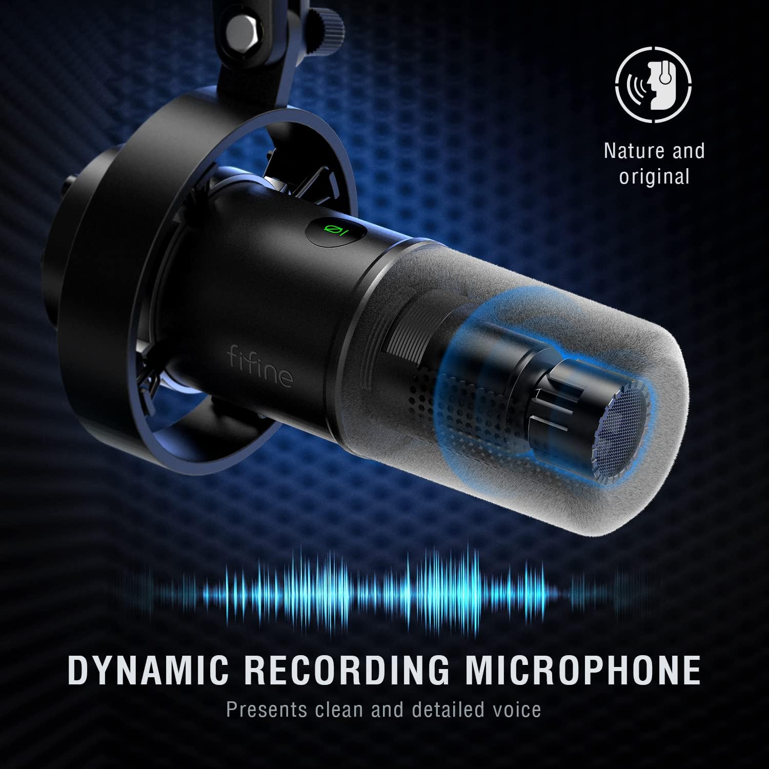 Micrófono dinámico, micrófono de PC de grabación de podcasts XLRUSB para