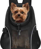 Mochila transportadora para perros pequeños, mochila frontal de malla ventilada