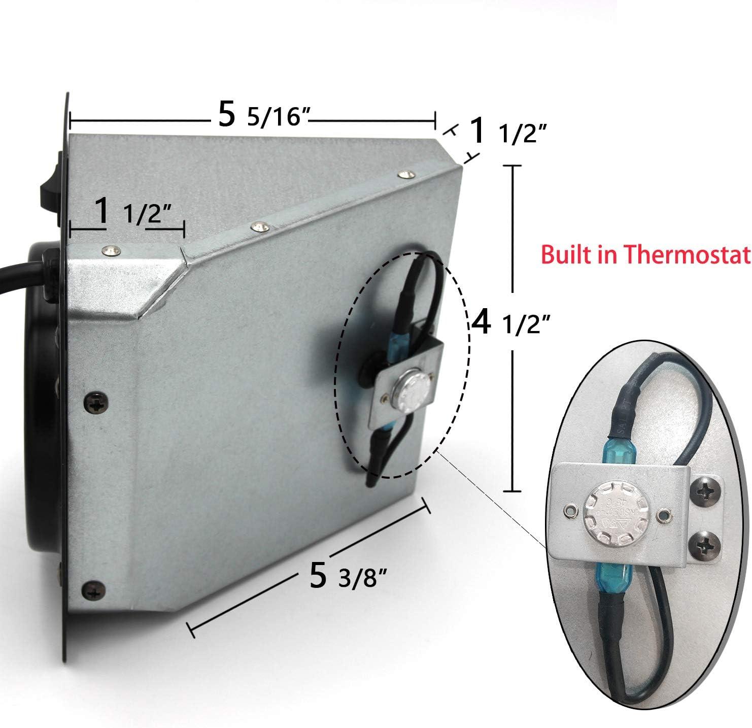 Ventilador de repuesto para calentador de pared sin ventilación, kit de - VIRTUAL MUEBLES