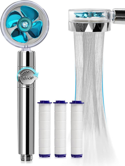 Cabezales de ducha de alta presión, ducha de ventilador turbo de mano, kit de - VIRTUAL MUEBLES