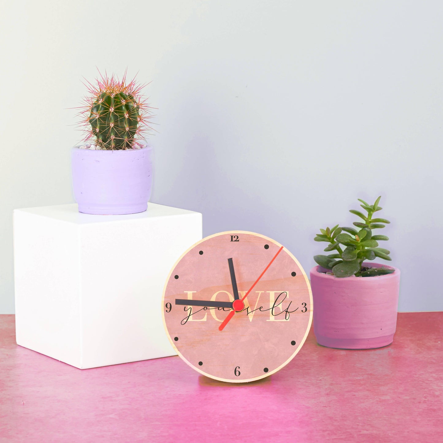 Reloj love 12x12 cm - VIRTUAL MUEBLES