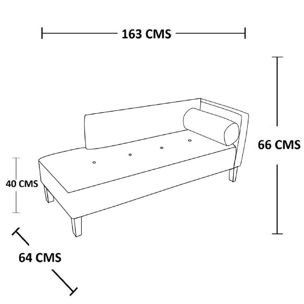 Combo sofa chaise + hexagonal blanca - VIRTUAL MUEBLES