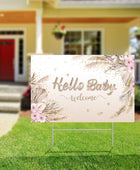 Letrero de patio para baby shower con estaca, letrero de revelación de género, - VIRTUAL MUEBLES