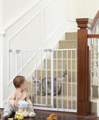 Puerta de bebé de 28.9-42.1 pulgadas de ancho para escaleras y puertas, puertas