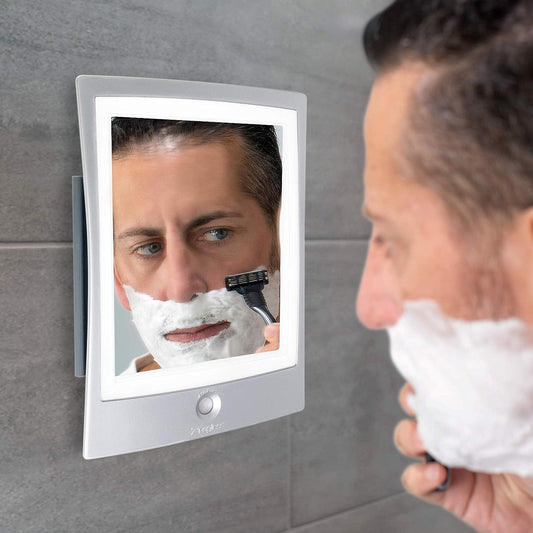 Zadro Products ZWTAR20S Espejo de afeitar de ducha recargable con luz LED color - VIRTUAL MUEBLES