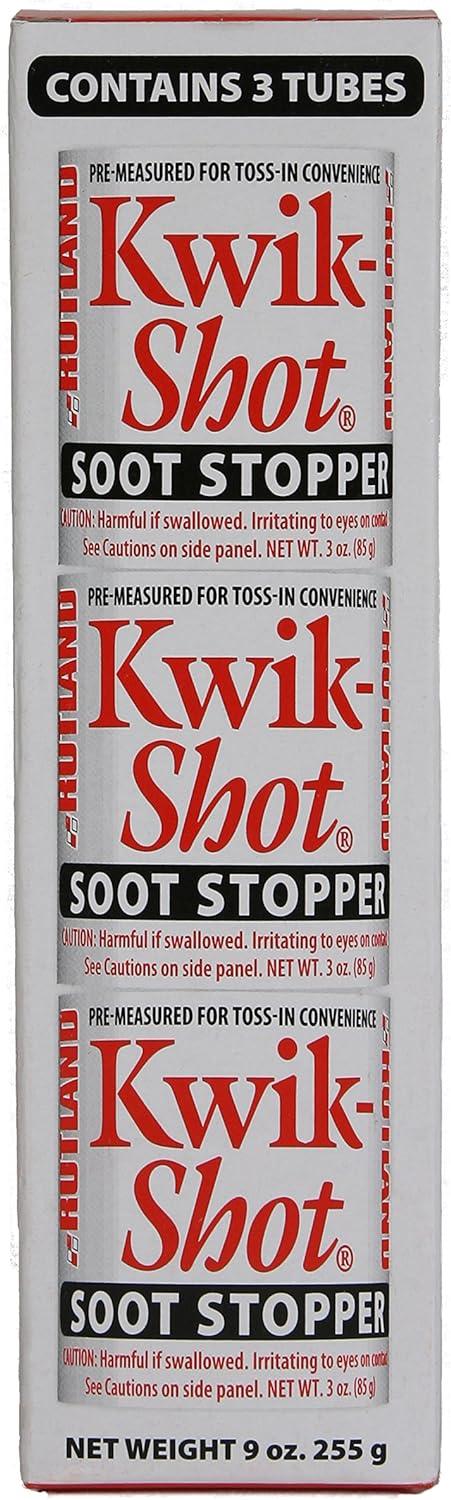 Kwik-Shot tapón de hollín, 3 oz. recipiente de lanzamiento (paquete de 3) - VIRTUAL MUEBLES