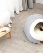 Cama para gato, cálida, redonda y en forma de cueva