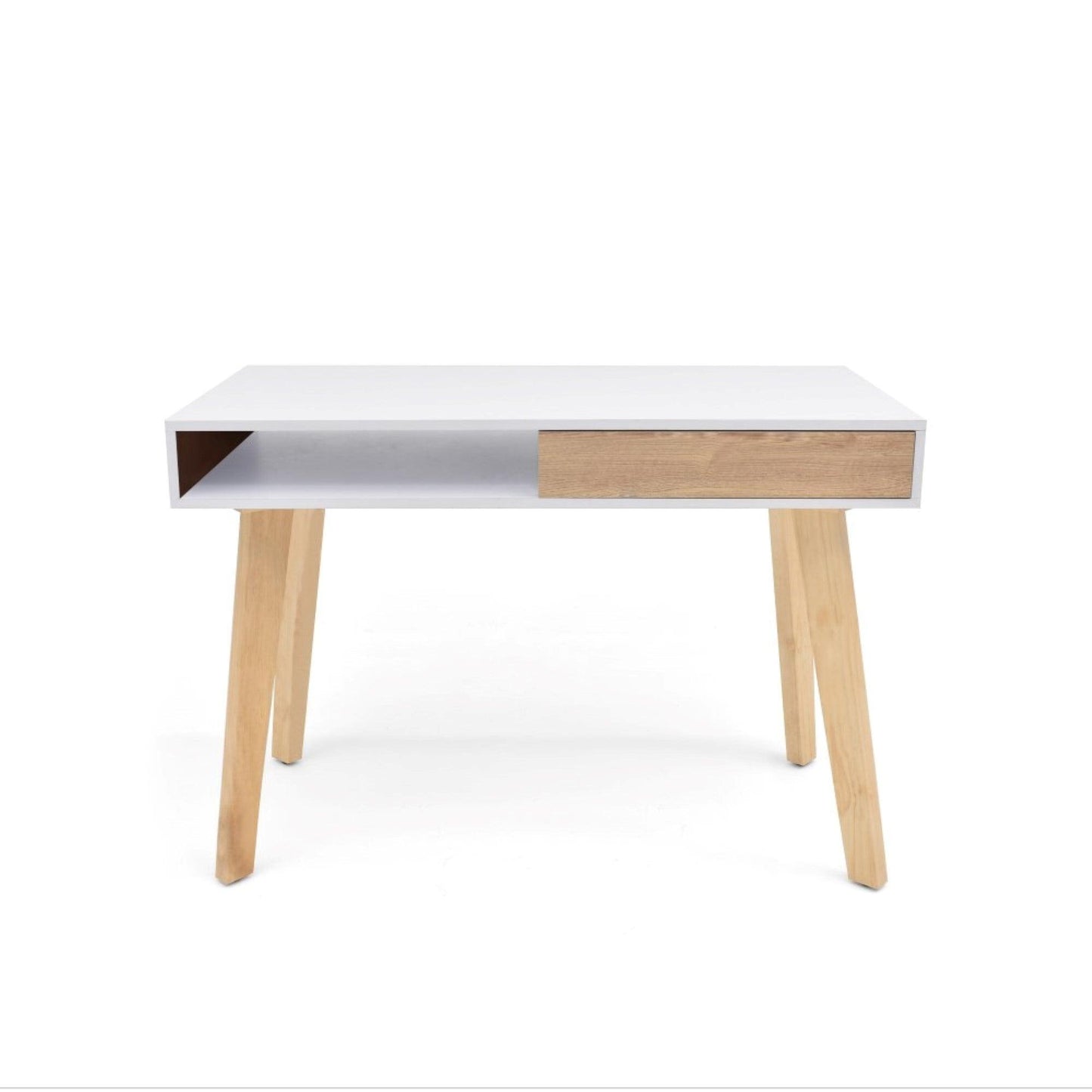 Escritorio Toledo Cajon Blanco - VIRTUAL MUEBLES