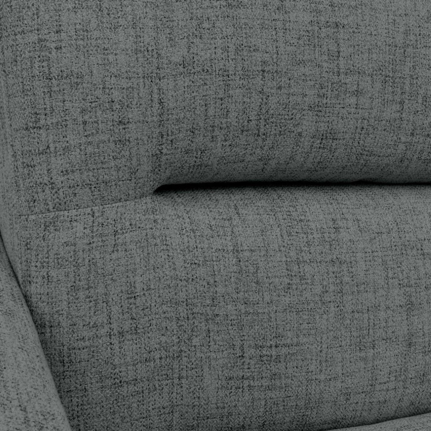 Sofa 2 Puestos Barza Tela Gris - VIRTUAL MUEBLES
