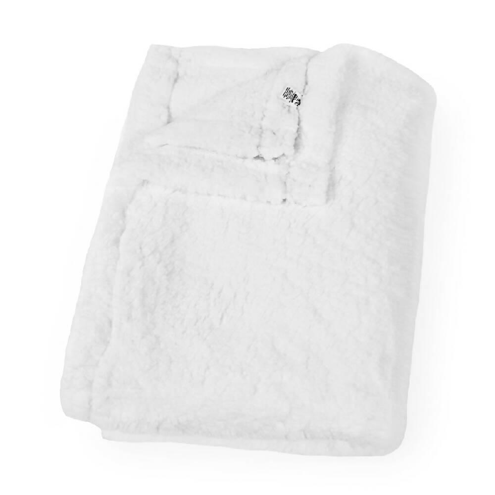 Manta Cobija Borrego Banzay Blanco - VIRTUAL MUEBLES
