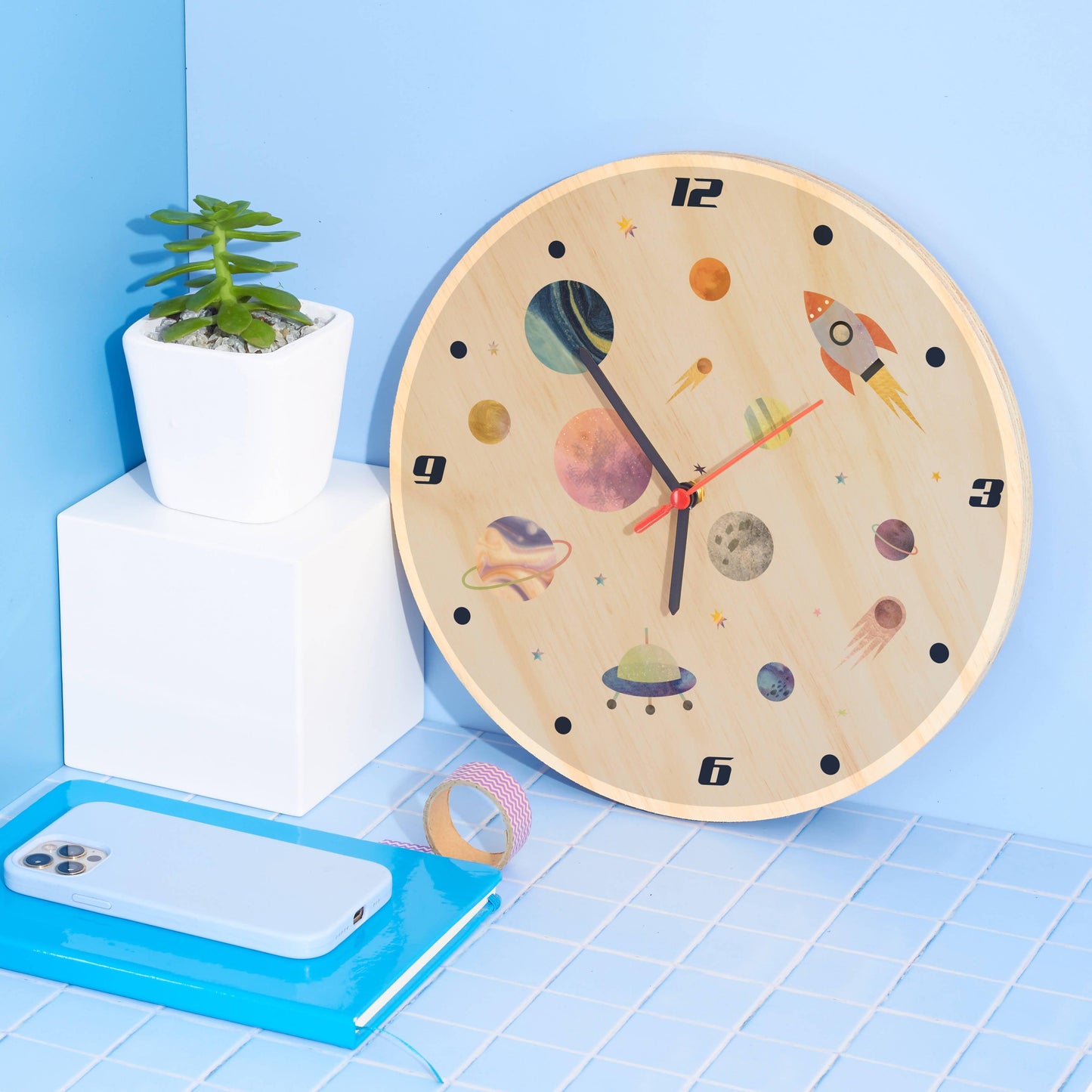 Reloj Planetas - VIRTUAL MUEBLES