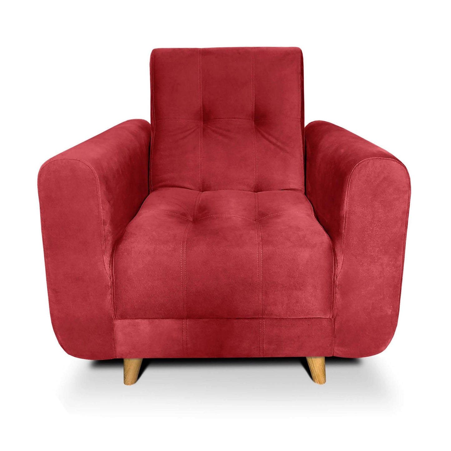 Silla Clic Clac Archer Tela Rojo - VIRTUAL MUEBLES