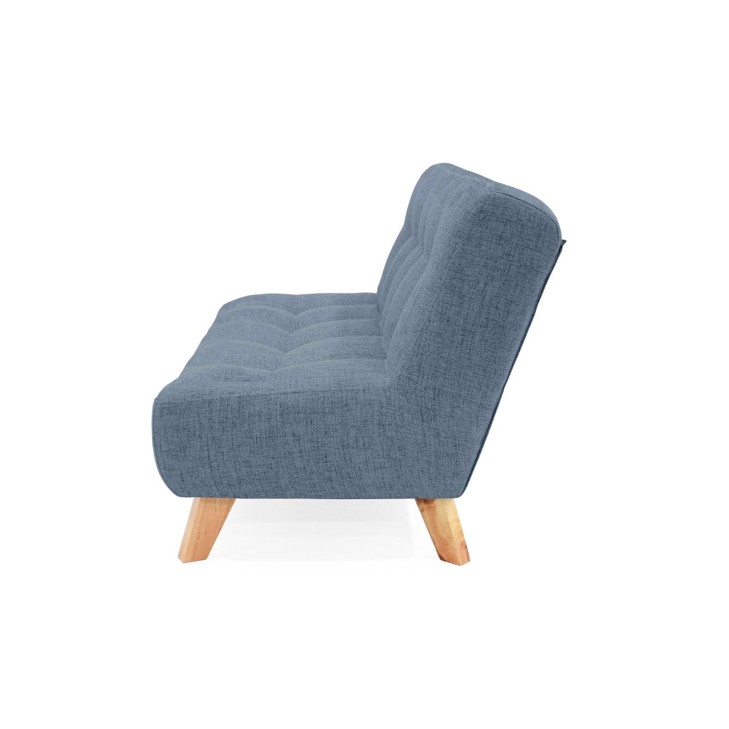 Sofa Navara 2 Puestos Tela Poliester Indigo - VIRTUAL MUEBLES