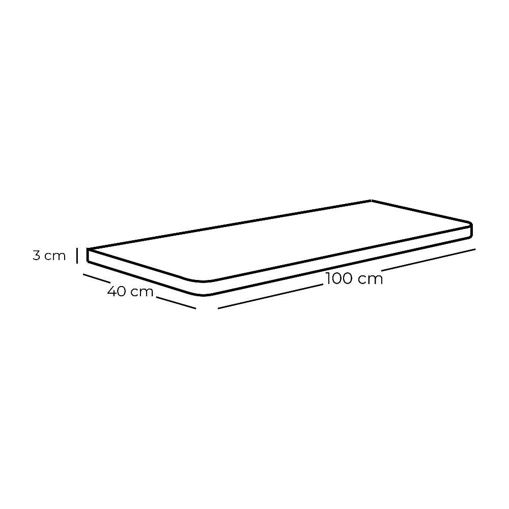 Mesón Plegable 100x40Cms Blanco - VIRTUAL MUEBLES