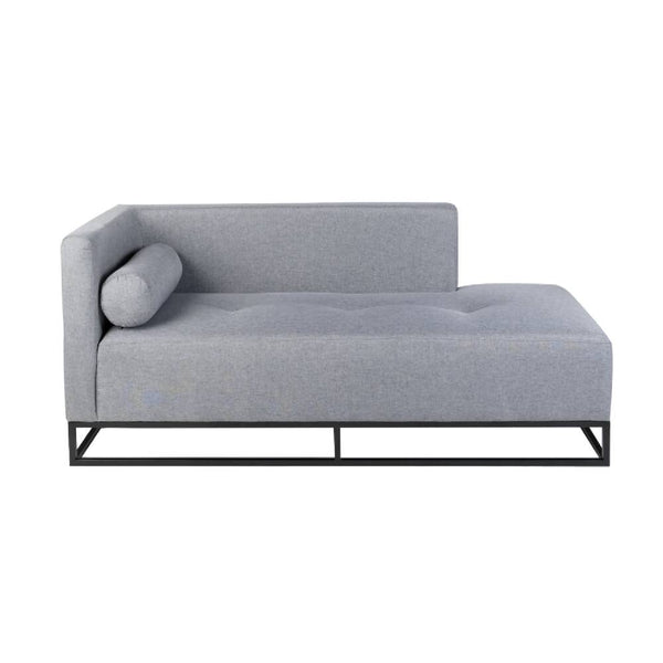 Sofa Chaise Long Tech (66x163x64) Gris Memphis