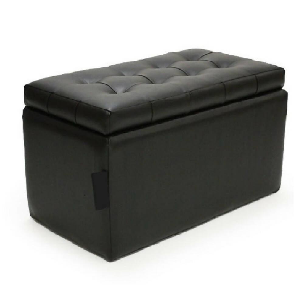 Puff Baul 75*40*40 BANZAY Negro - VIRTUAL MUEBLES