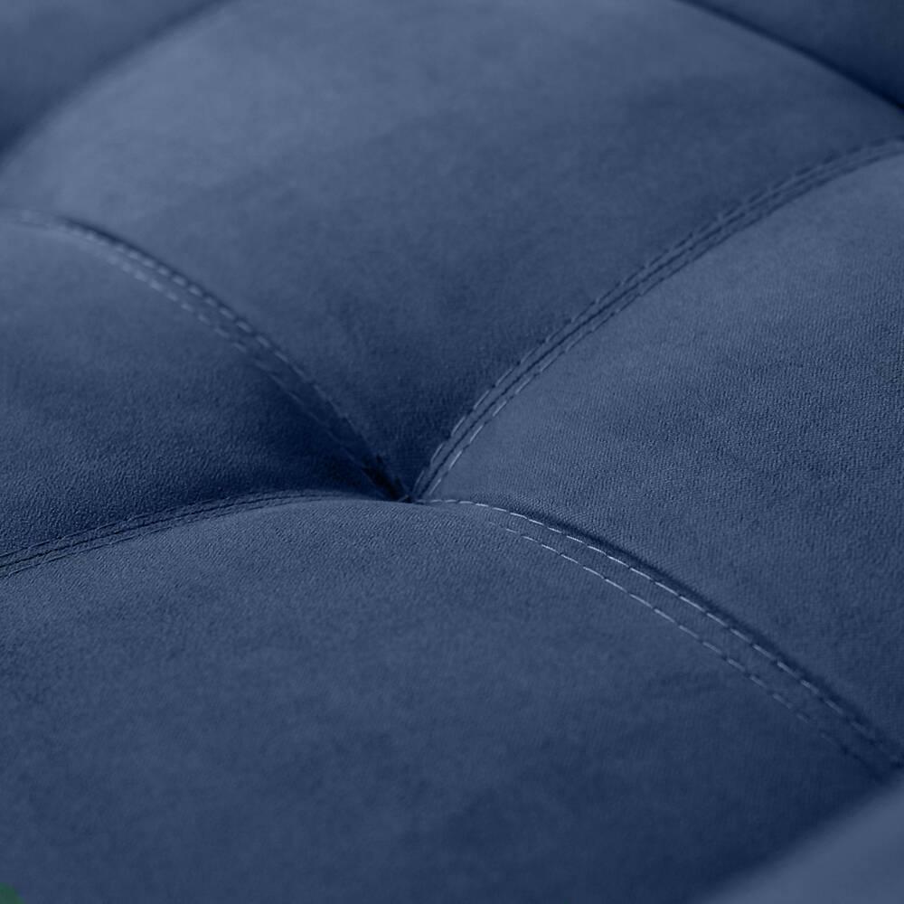 Sofacama Martins 5 Posiciones Multifuncional Tela Azul - VIRTUAL MUEBLES