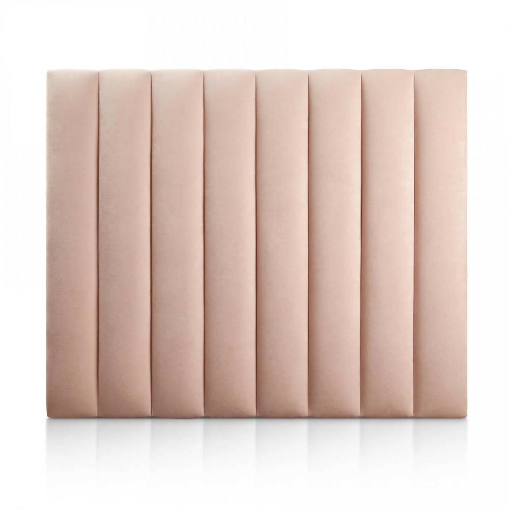 Cabecero Paneles Cama Doble Rosa - VIRTUAL MUEBLES