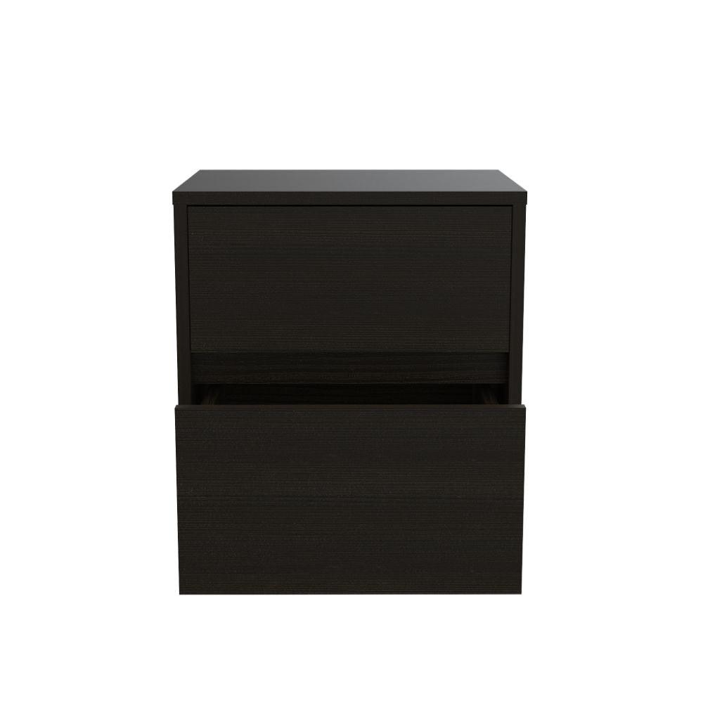 Mesa de Noche Ozzan color Wengue para Habitación.