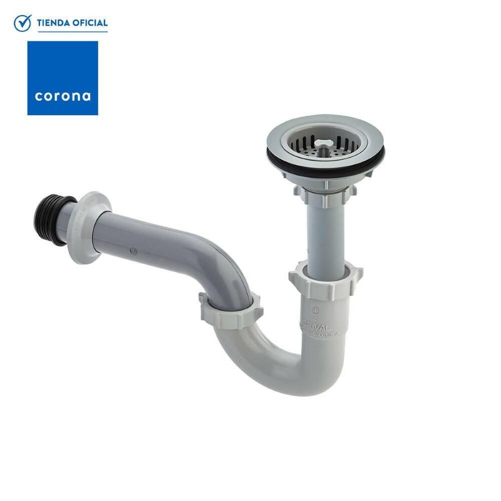 Canastilla Grival 4 Pulgadas Y Sifón En P - VIRTUAL MUEBLES