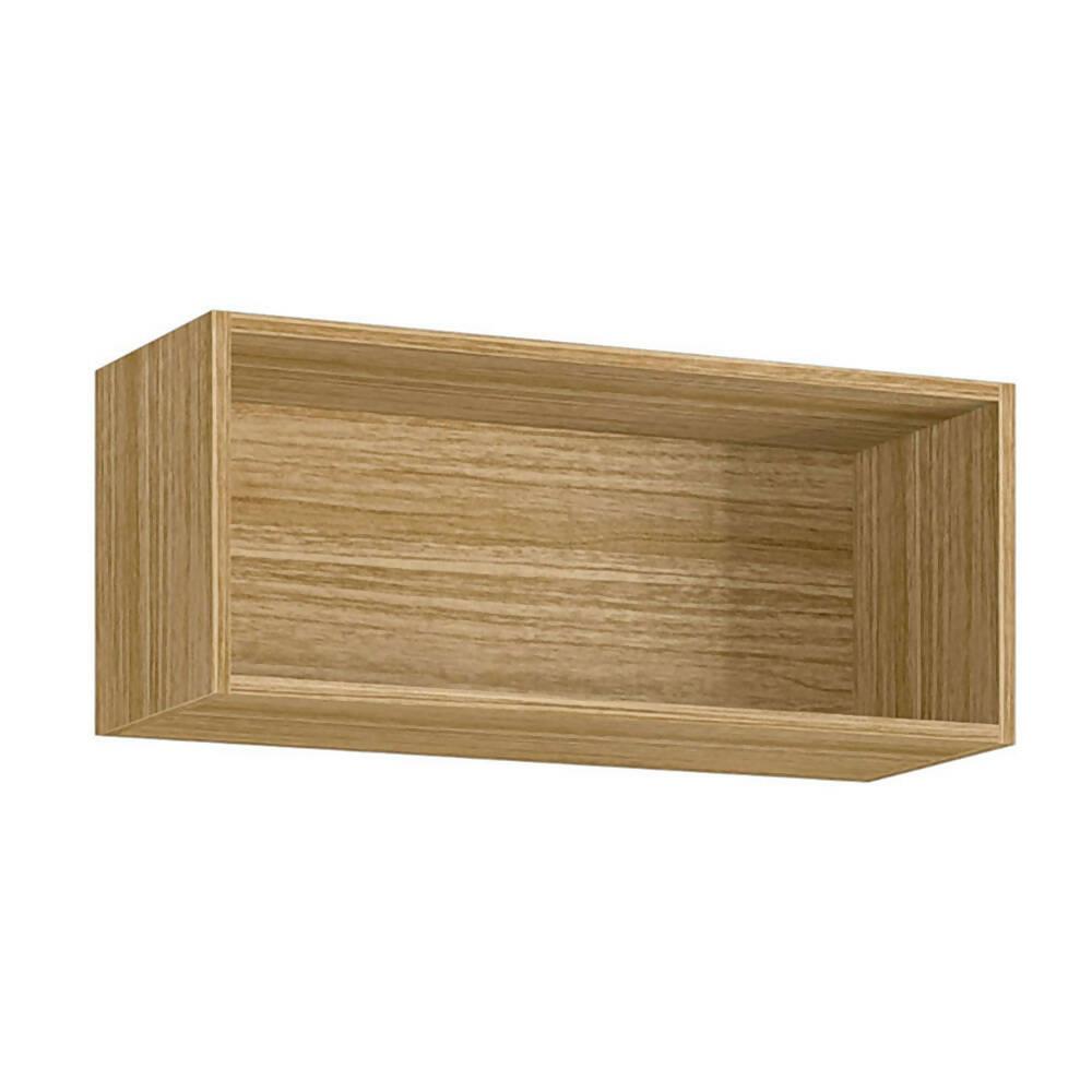 Mueble Auxiliar Dalia 1 Puerta Basculante Maderado Natural/Blanco Supremo - VIRTUAL MUEBLES