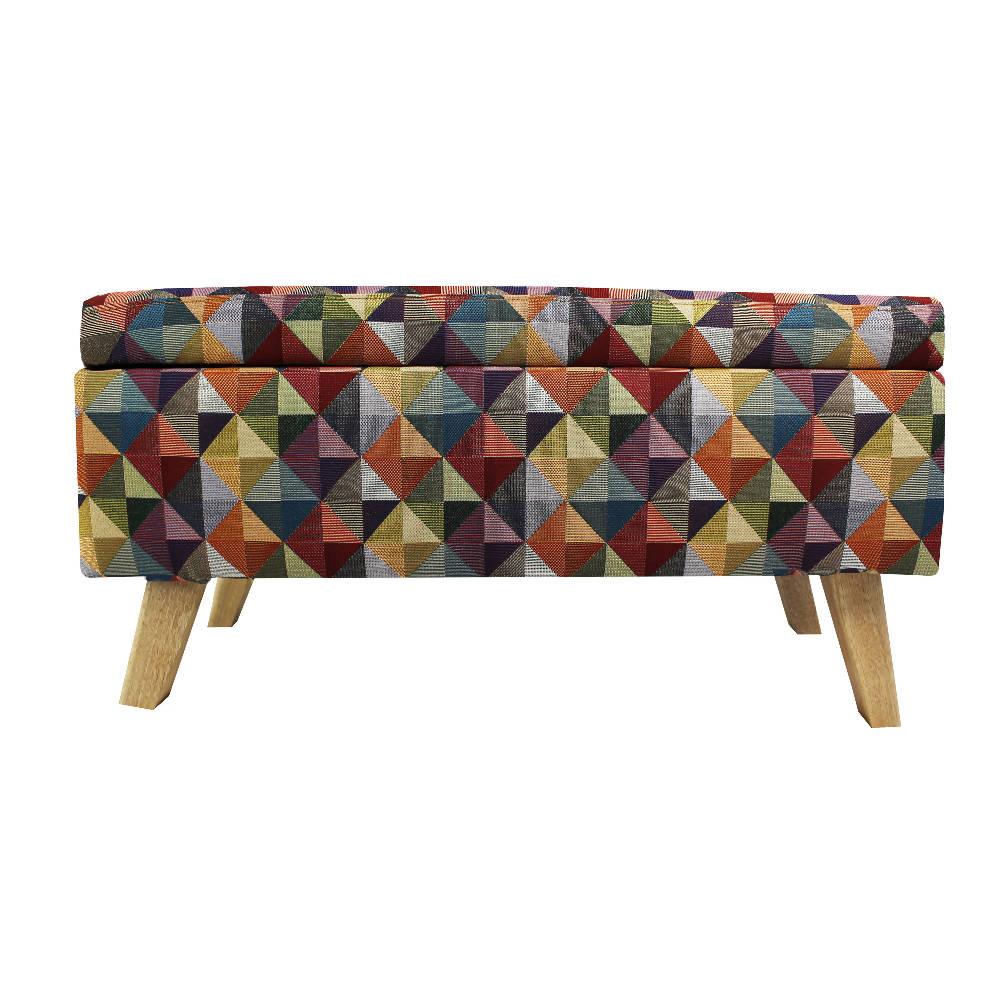 Banqueta Puff Baul DKO Colors - VIRTUAL MUEBLES