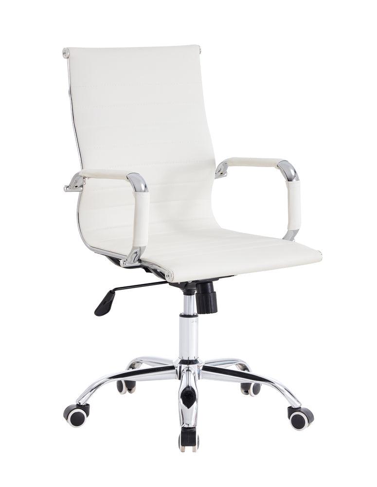 Combo de Oficina, Nieve, Incluye Escritorio y Silla de Escritorio, Blanco - VIRTUAL MUEBLES