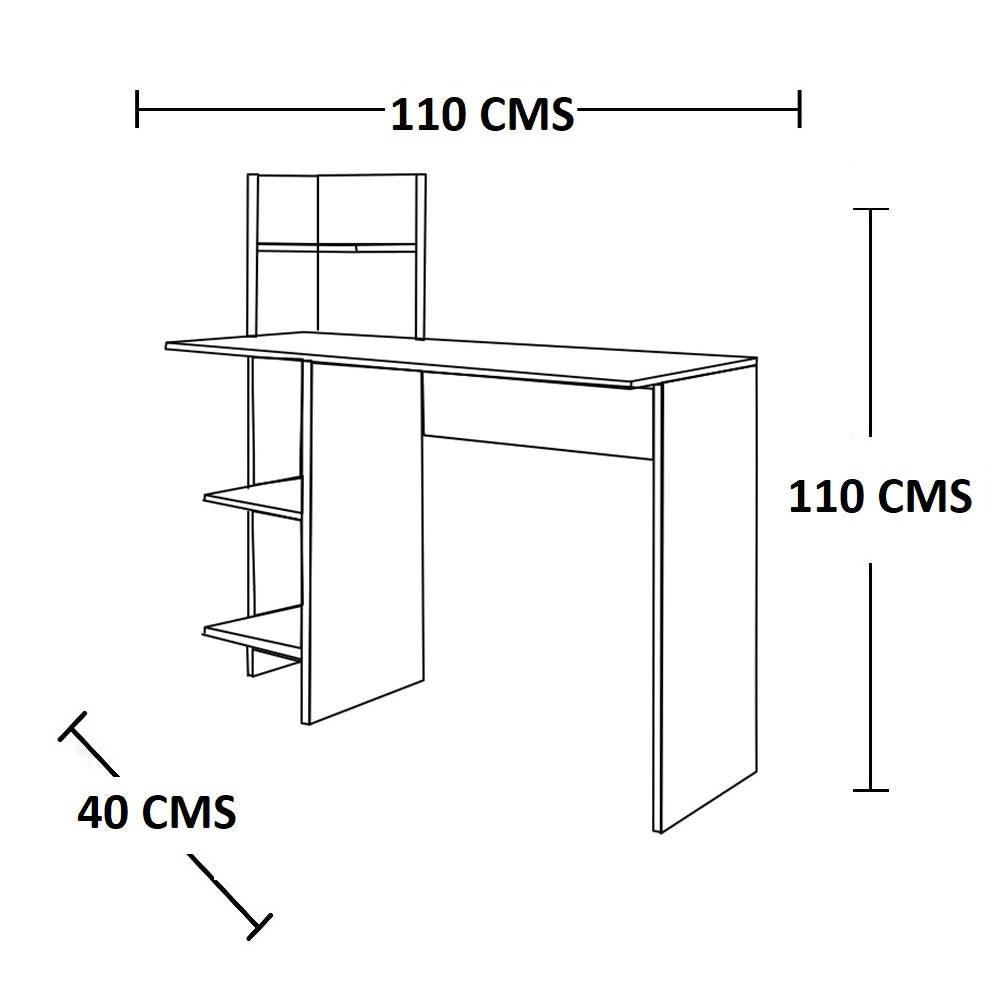 Combo Escritorio King DKO Blanco - VIRTUAL MUEBLES