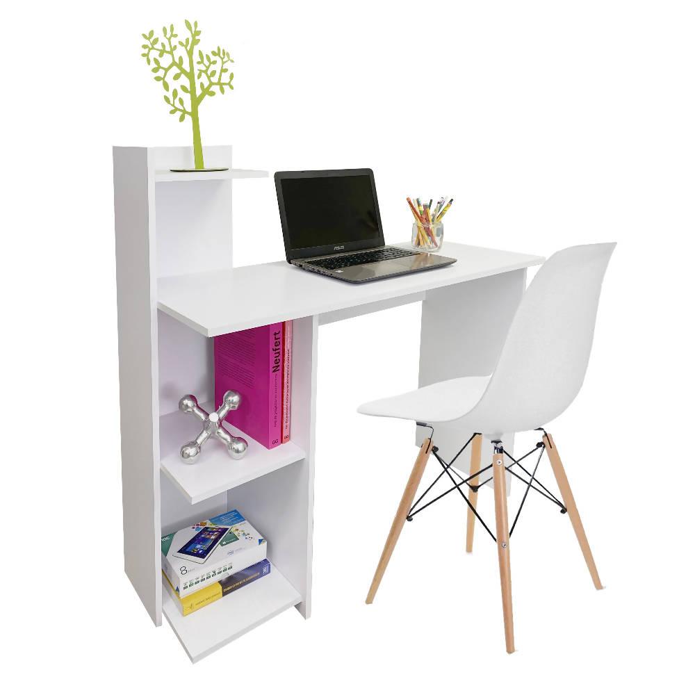 Combo Escritorio King DKO Blanco - VIRTUAL MUEBLES
