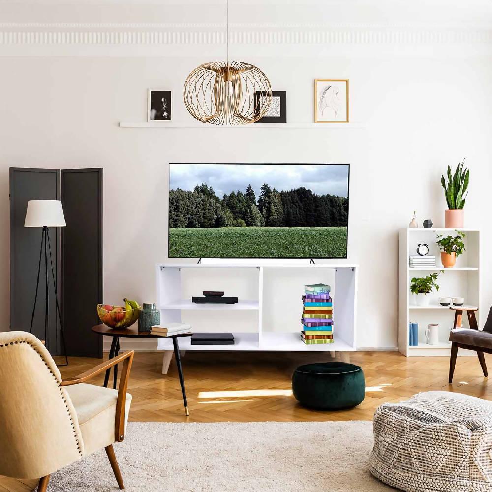 Mesa para TV King DKO Blanco - VIRTUAL MUEBLES