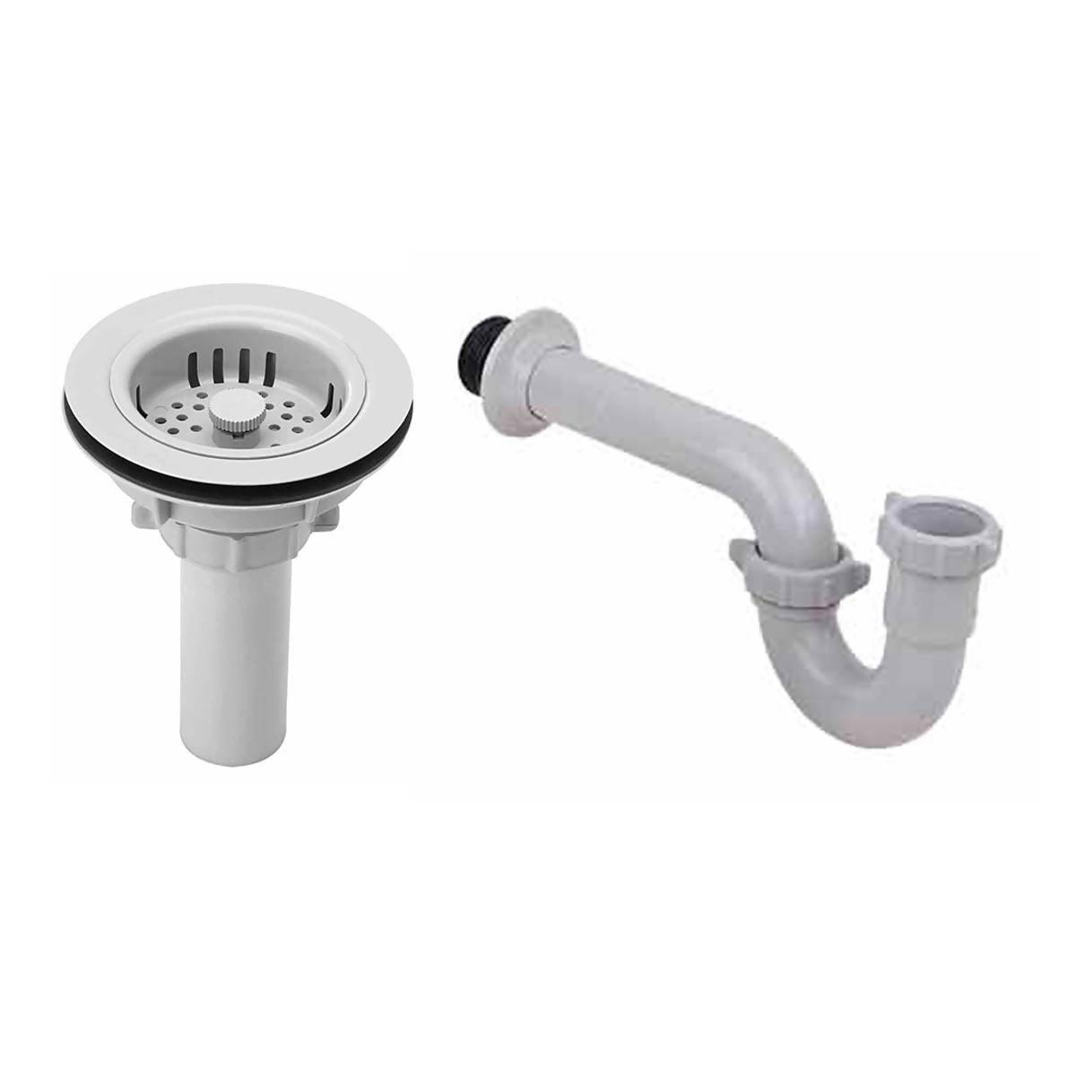 Canastilla Grival 4 Pulgadas Y Sifón En P - VIRTUAL MUEBLES