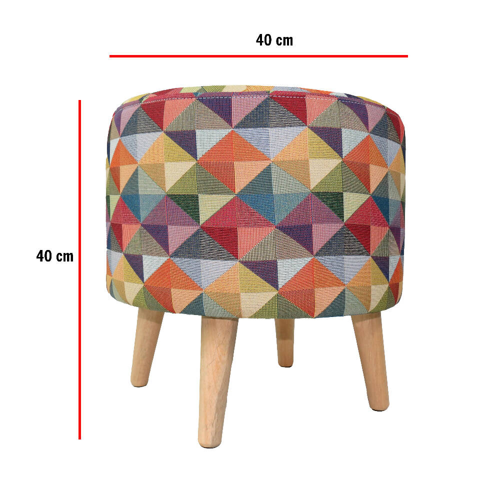 Combo Sala Colors Poltrona (88X59X55) + Banqueta Baul + Puff Colors.