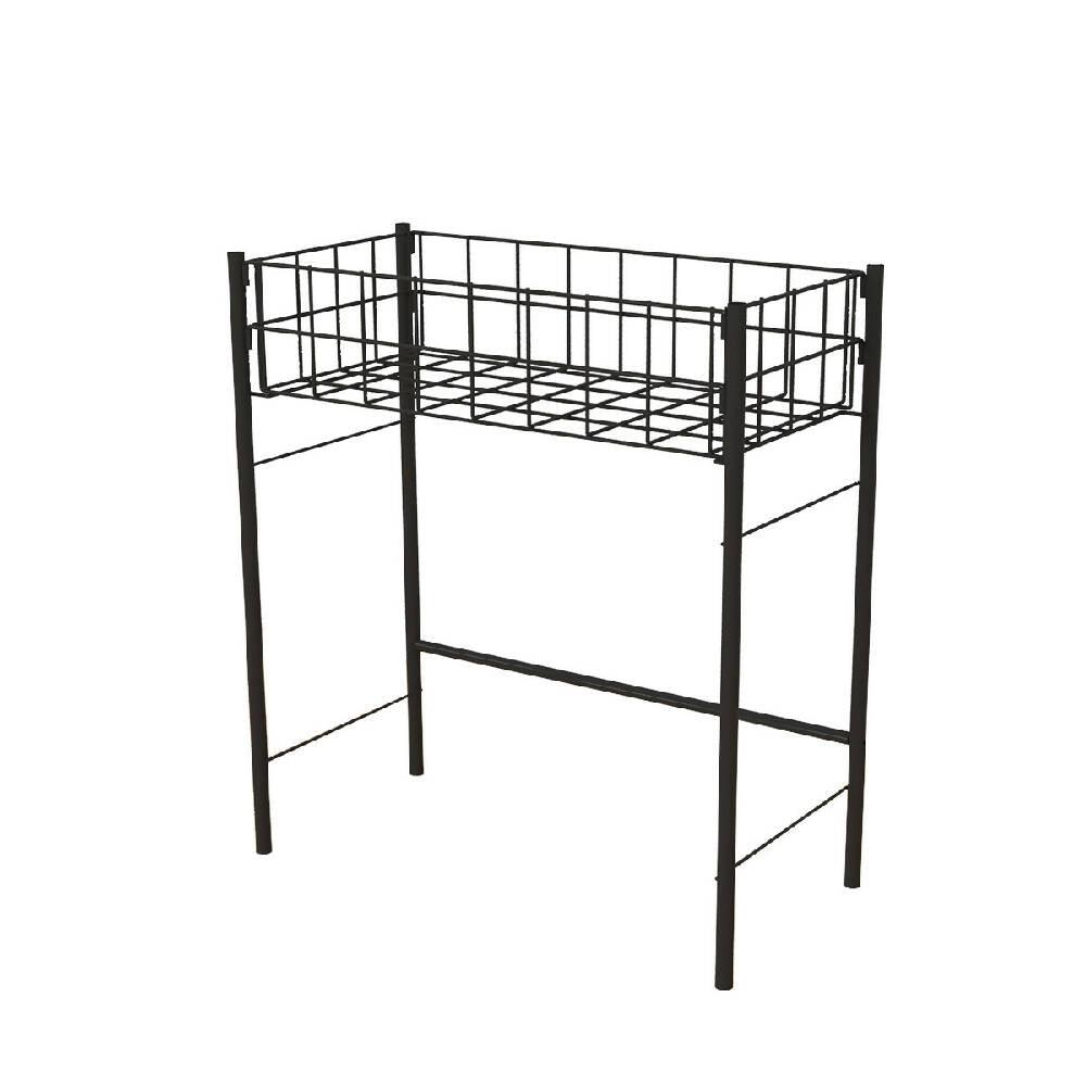 Mueble jardinero 1 nivel plastificado negro