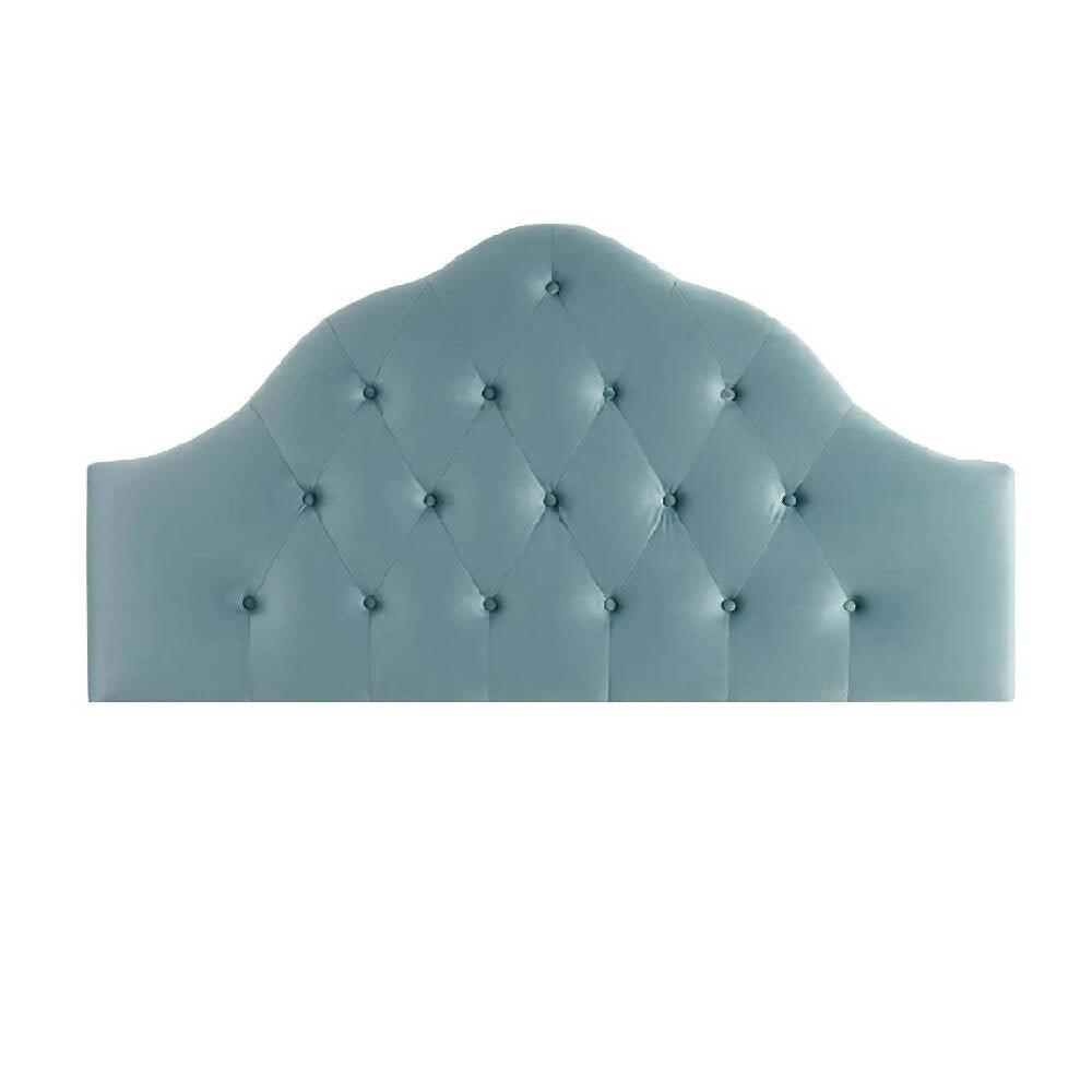 Cabecero para Base Cama Doble Mónaco Azul Claro