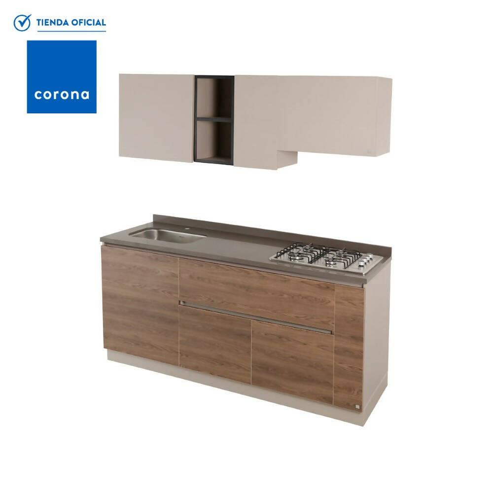 Cocina Corona Savona 1.80 Izquierda - VIRTUAL MUEBLES