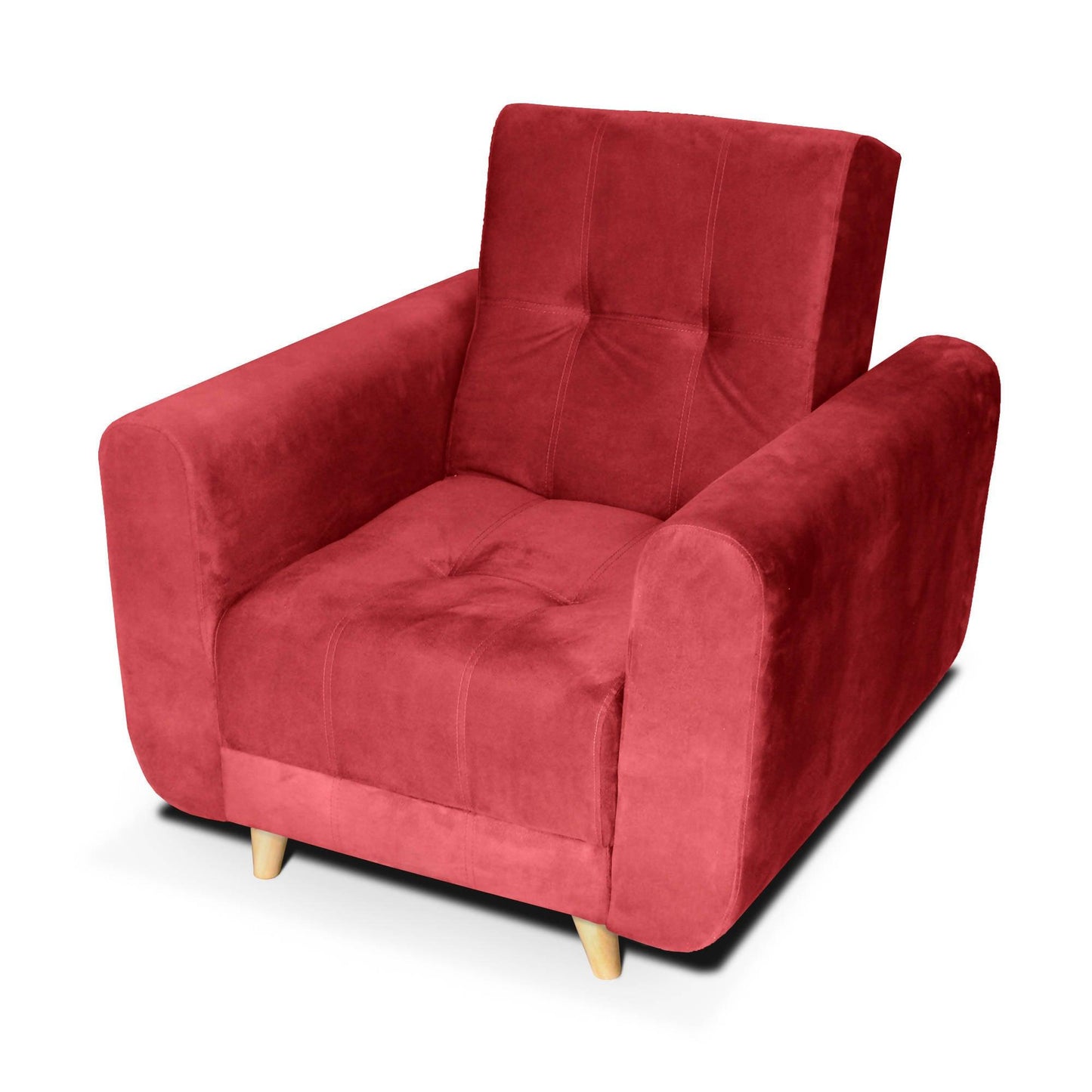 Silla Clic Clac Archer Tela Rojo - VIRTUAL MUEBLES