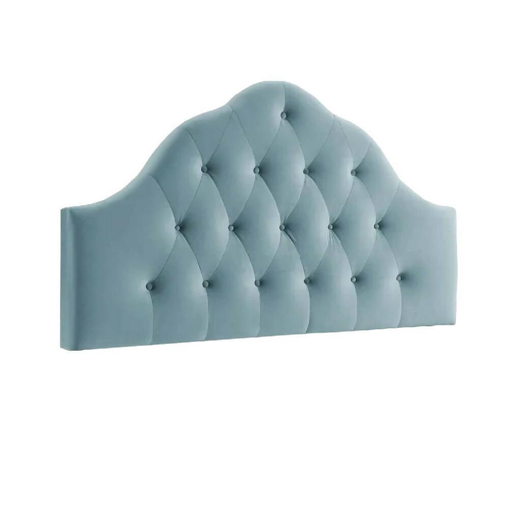 Cabecero para Base Cama Doble Mónaco Azul Claro
