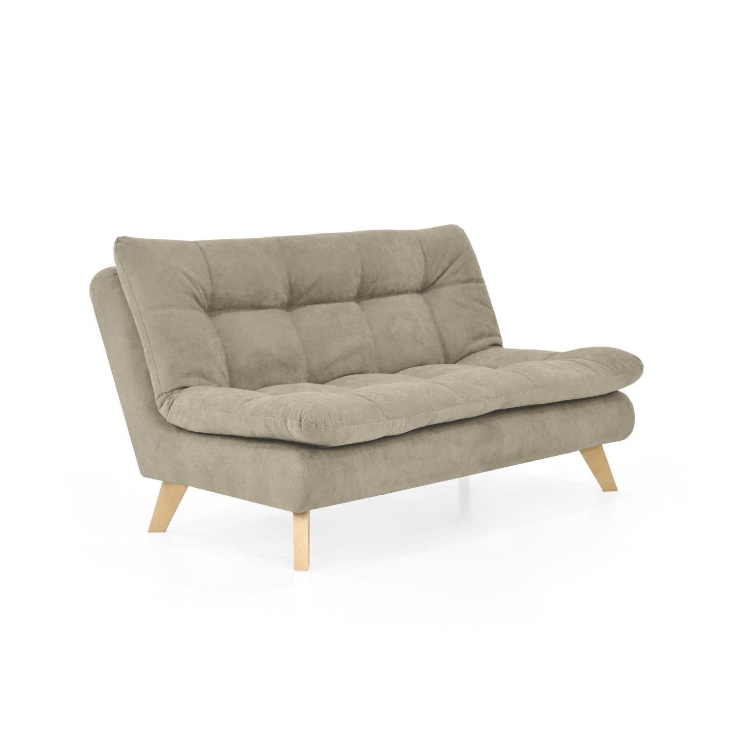 Sofa 3 Puestos Toulouse Tela Taupe - VIRTUAL MUEBLES