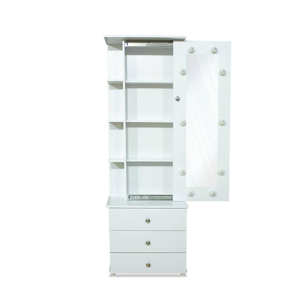 Tocador Amatista Con luces Blanco - VIRTUAL MUEBLES
