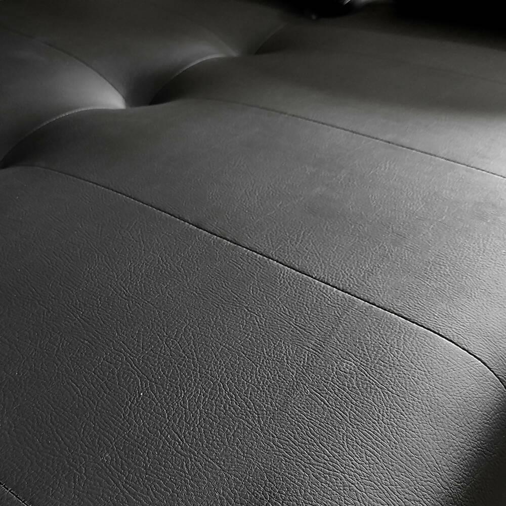 Sofacama Sabath 3 Posiciones Tipo cuero Negro - VIRTUAL MUEBLES