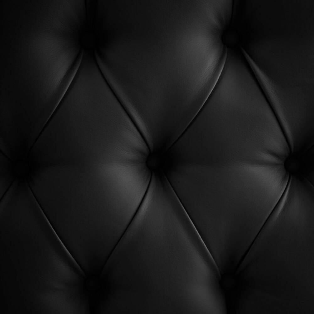 Cabecero Tapizado Base Cama Queen Rombos Negro - VIRTUAL MUEBLES